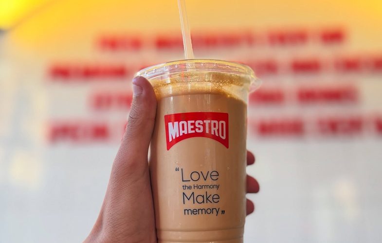Maestro iced coffee cup